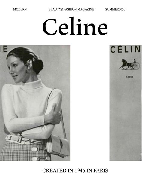 history of celine fashion.